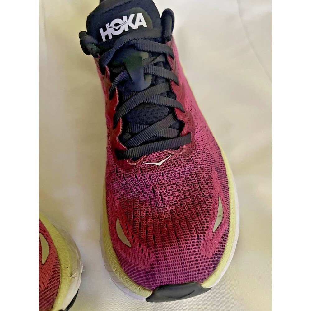 HOKA One One Women's Clifton 8 Running Shoes Sz 6.5 Rose Pink - Picture 5 of 16